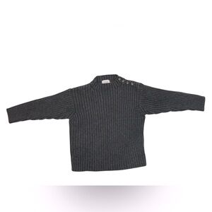 Baby Gap kids gray mock neck sweater size 2